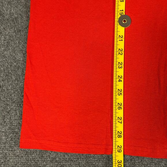 NWT Neff x Disney Mickey Mouse T Shirt Mens Lrg‎ Red 100% Cotton Checkered Mouse - Picture 3 of 6